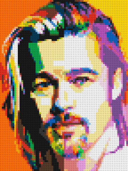 Brad Pitt - Brick Art Mosaic Kit 3x4 large