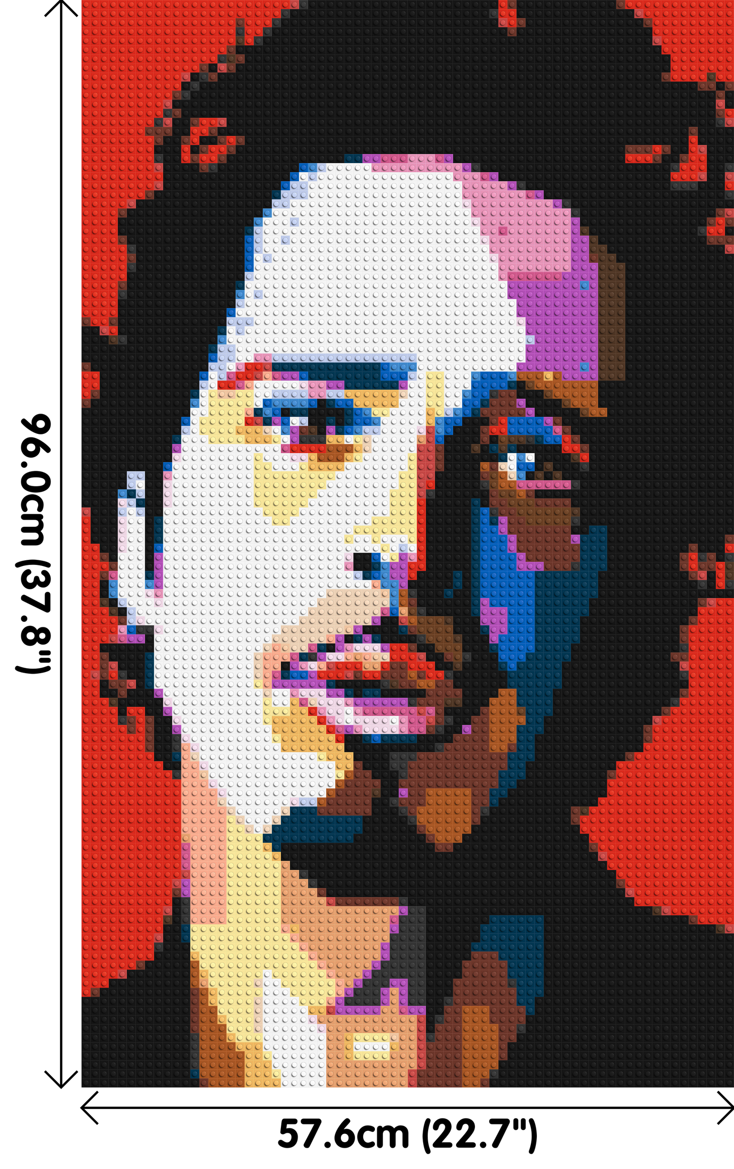 Chris Cornell - Brick Art Mosaic Kit 3x5 large