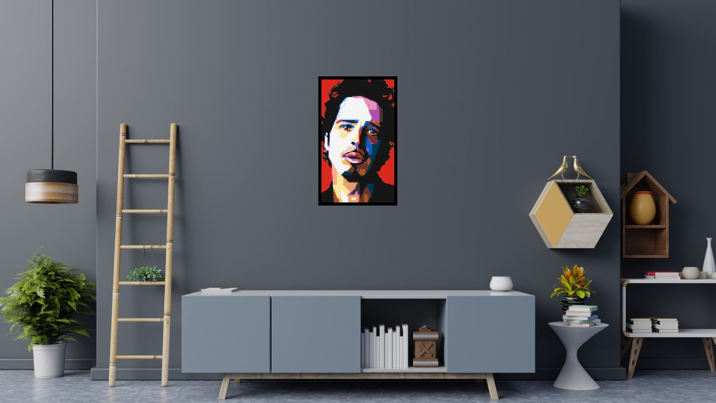 Chris Cornell - Brick Art Mosaic Kit 3x5 large