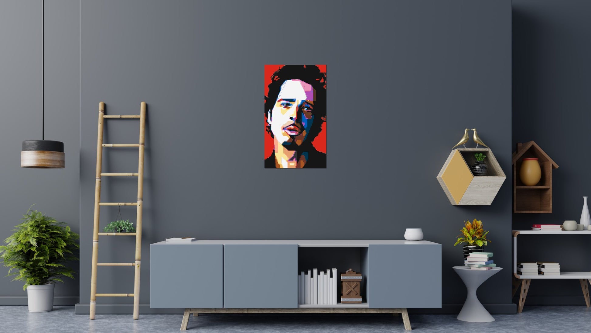 Chris Cornell - Brick Art Mosaic Kit 3x5 scene