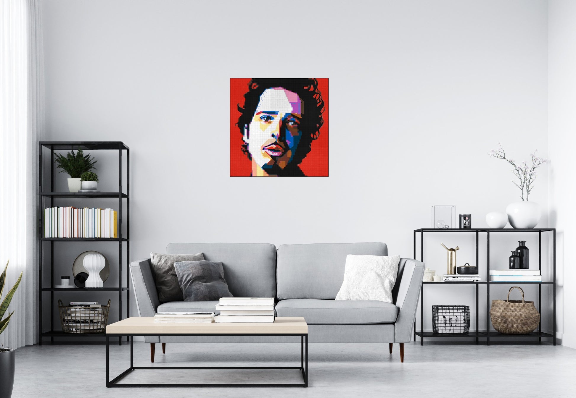 Chris Cornell - Brick Art Mosaic Kit 4x4 scene