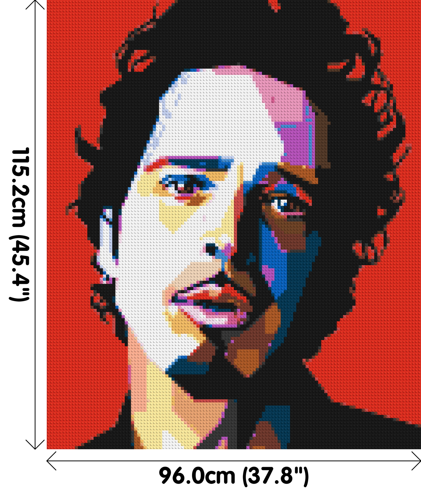 Chris Cornell - Brick Art Mosaic Kit 5x6 large