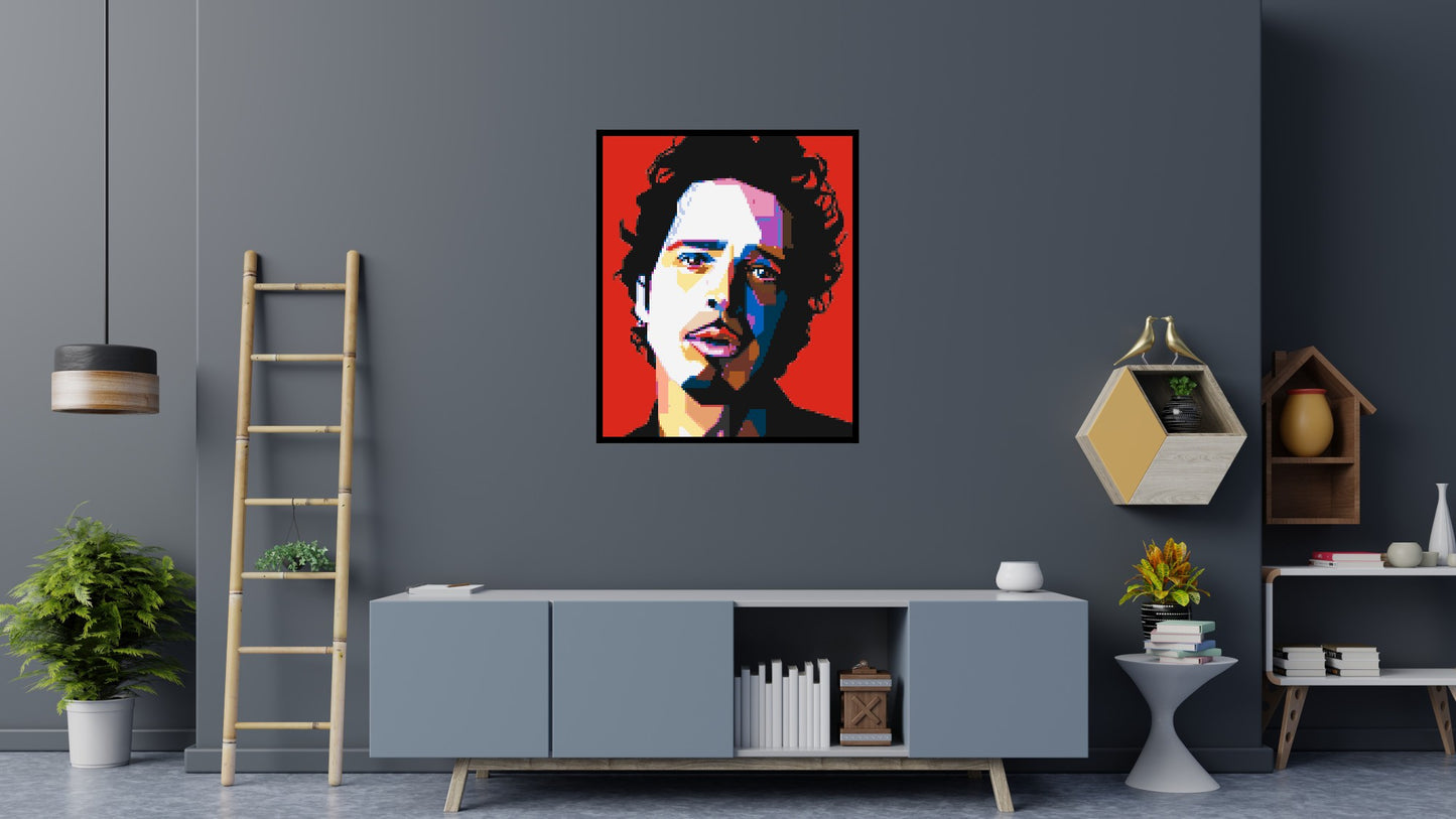 Chris Cornell - Brick Art Mosaic Kit 5x6 large