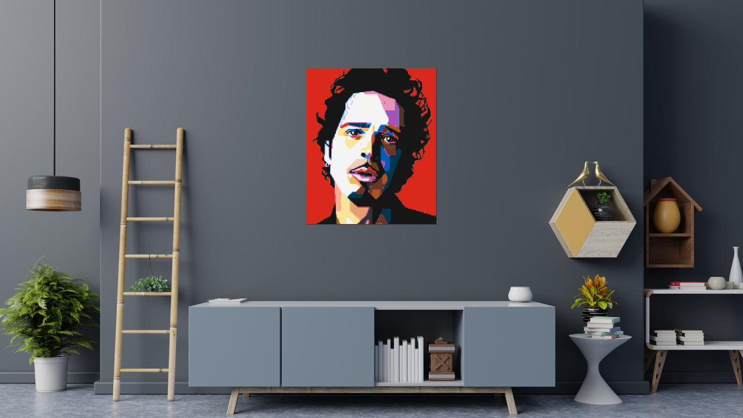 Chris Cornell - Brick Art Mosaic Kit 5x6 large