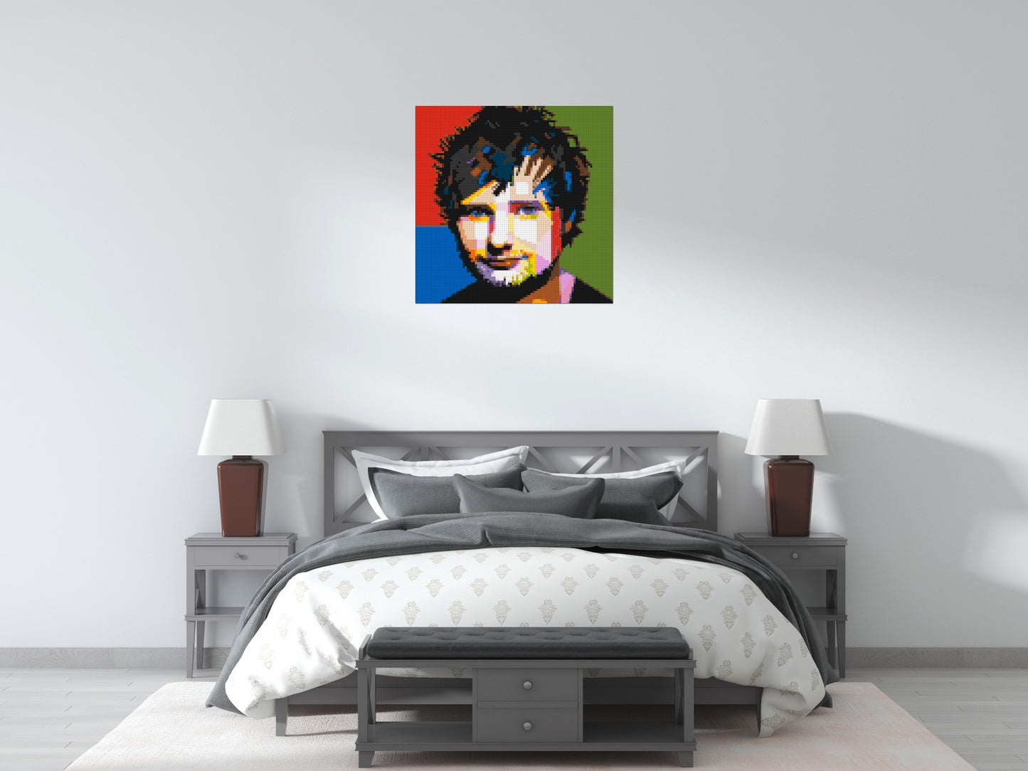 Ed Sheeran - Brick Art Mosaic Kit 4x4 large