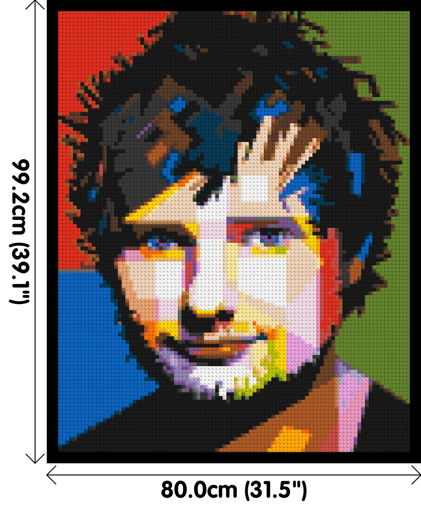 Ed Sheeran - Brick Art Mosaic Kit 4x5 large