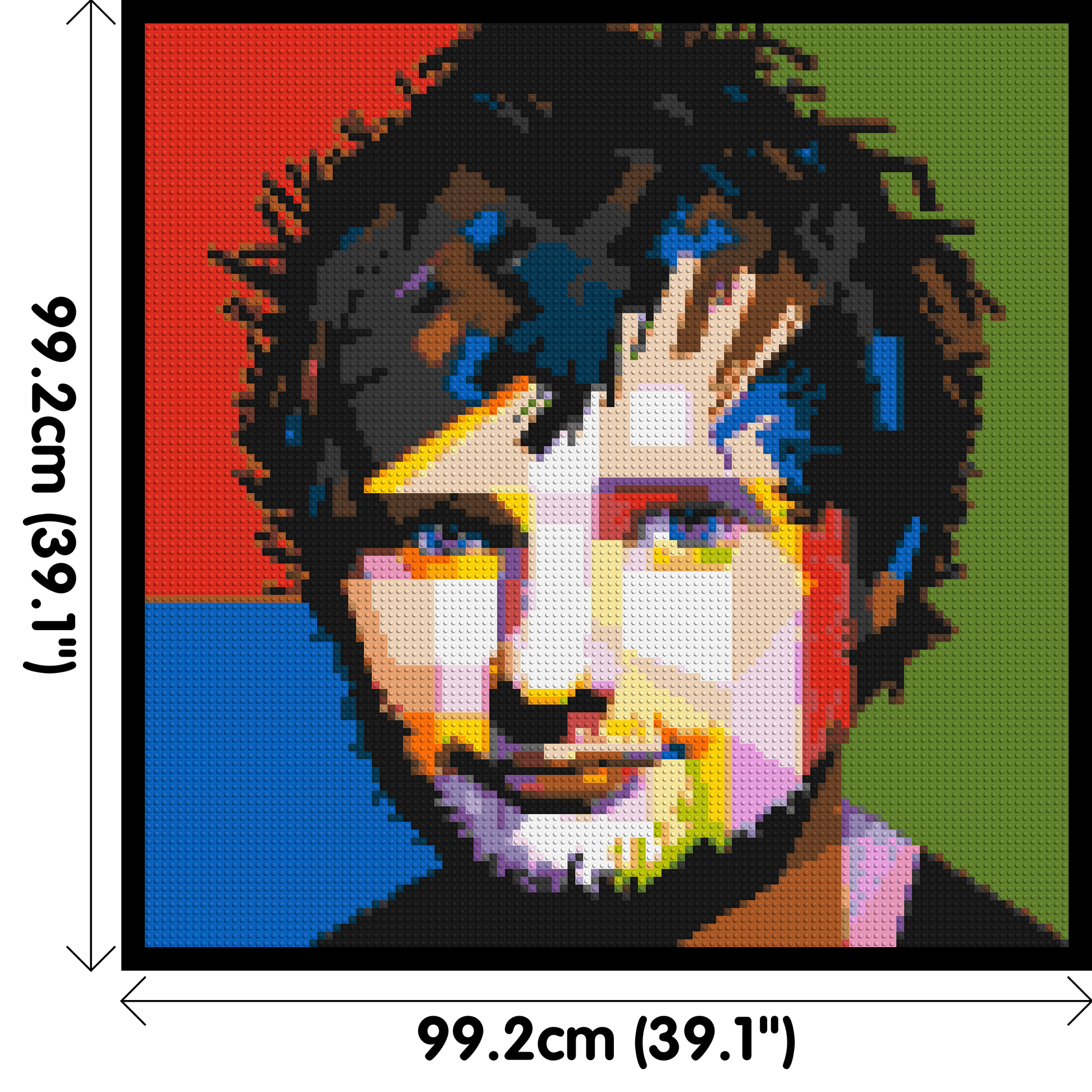 Ed Sheeran - Brick Art Mosaic Kit 5x5 dimensions with frame