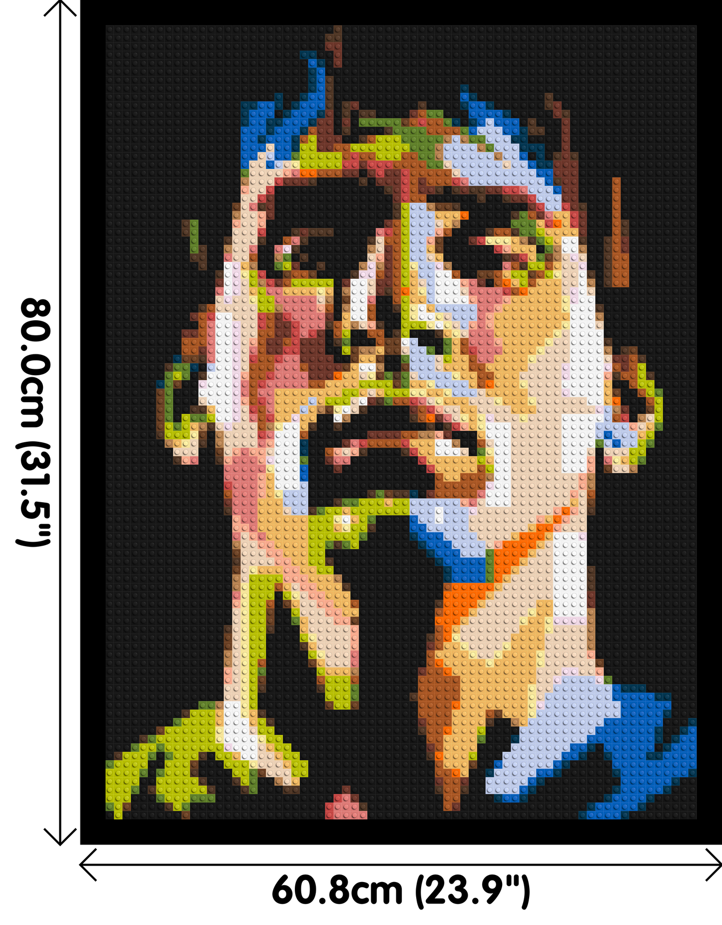 Lionel Messi - Brick Art Mosaic Kit 3x4 large