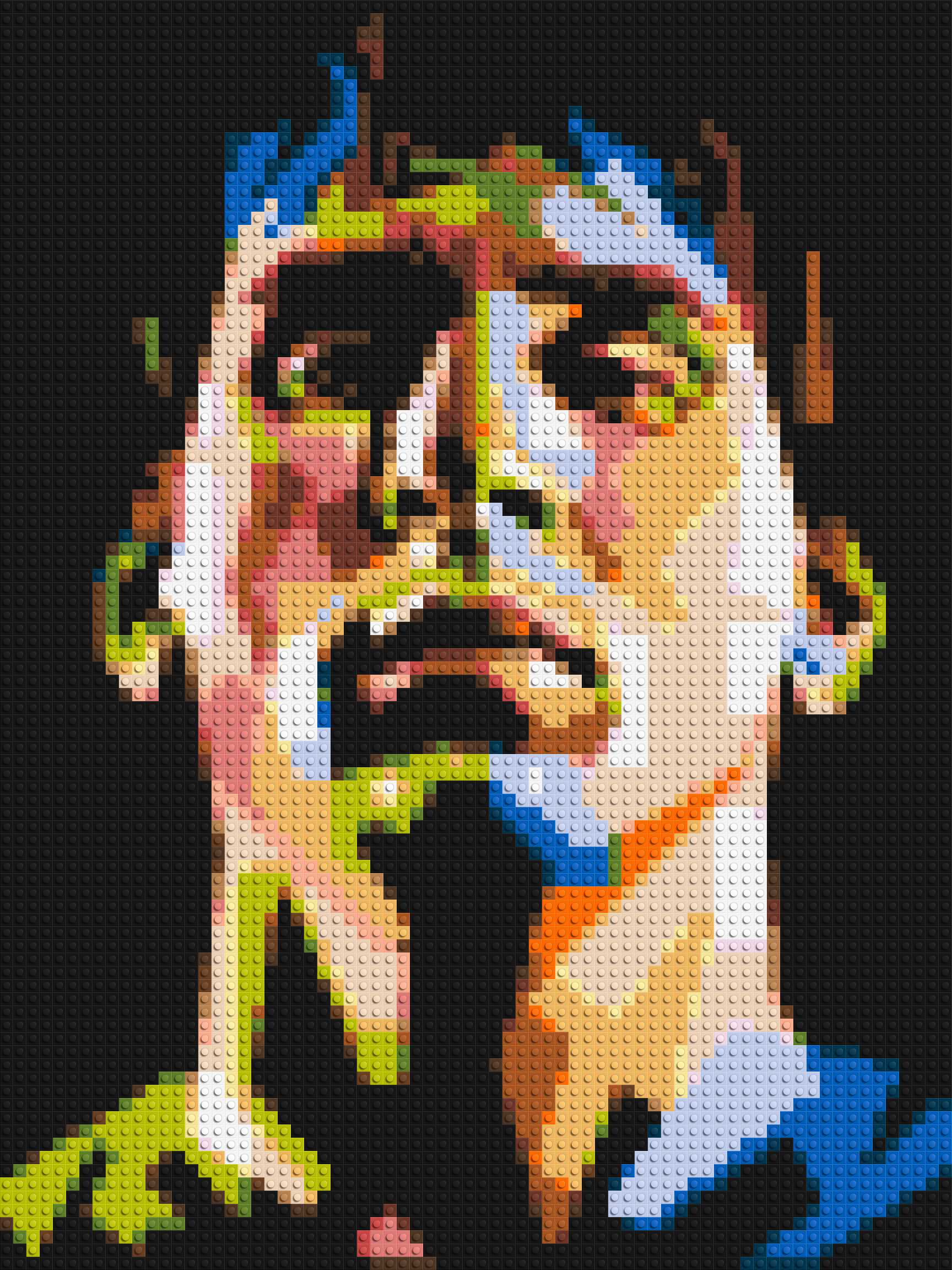 Lionel Messi - Brick Art Mosaic Kit 3x4 large