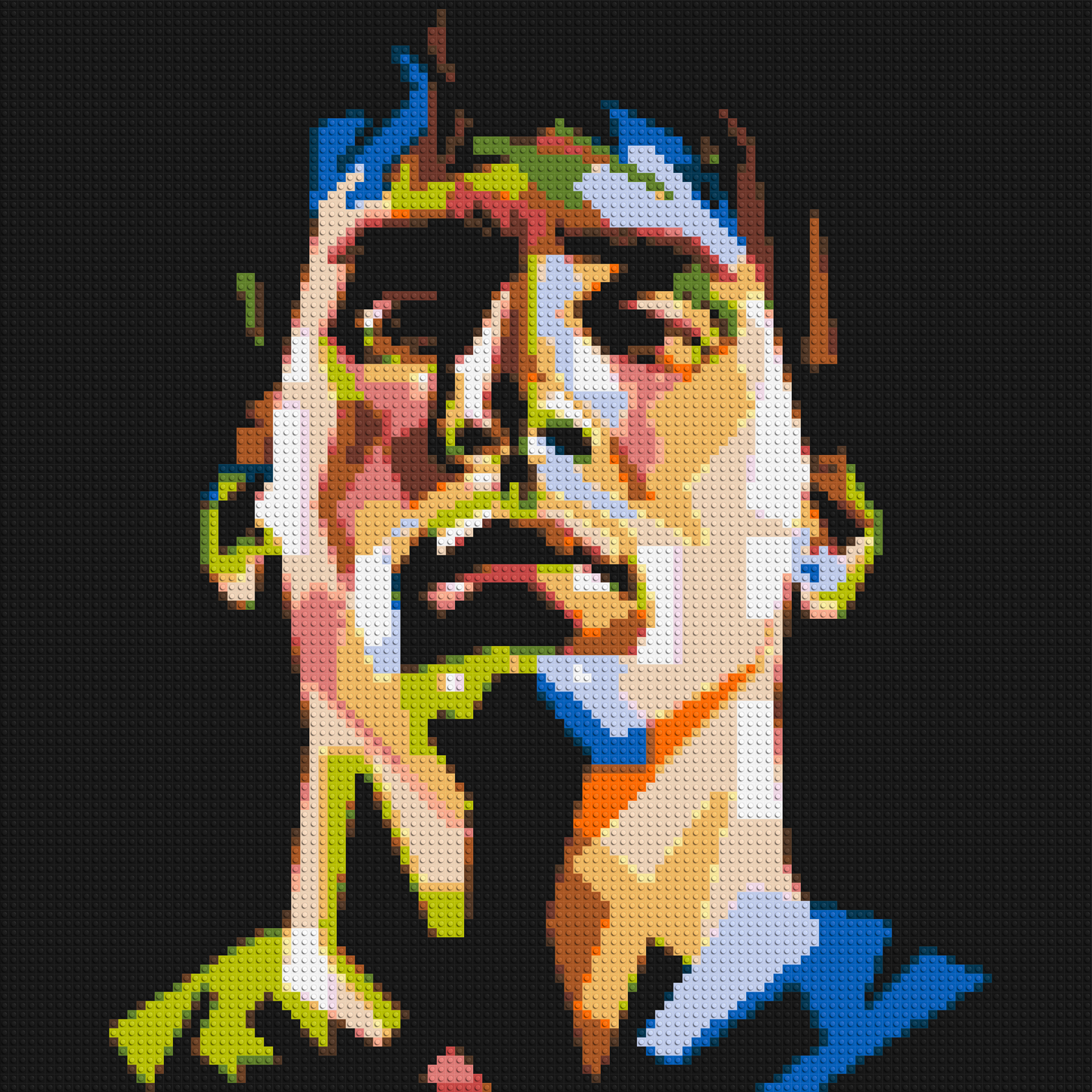 Lionel Messi - Brick Art Mosaic Kit 5x5 large