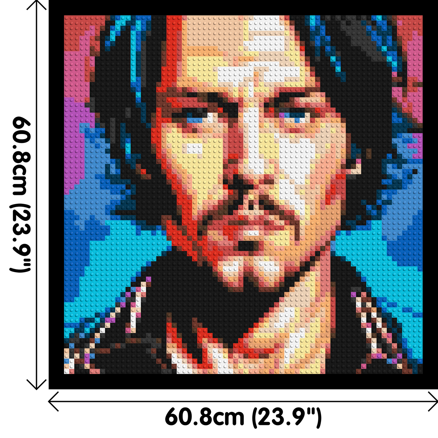 Johnny Depp - Brick Art Mosaic Kit 3x3 large