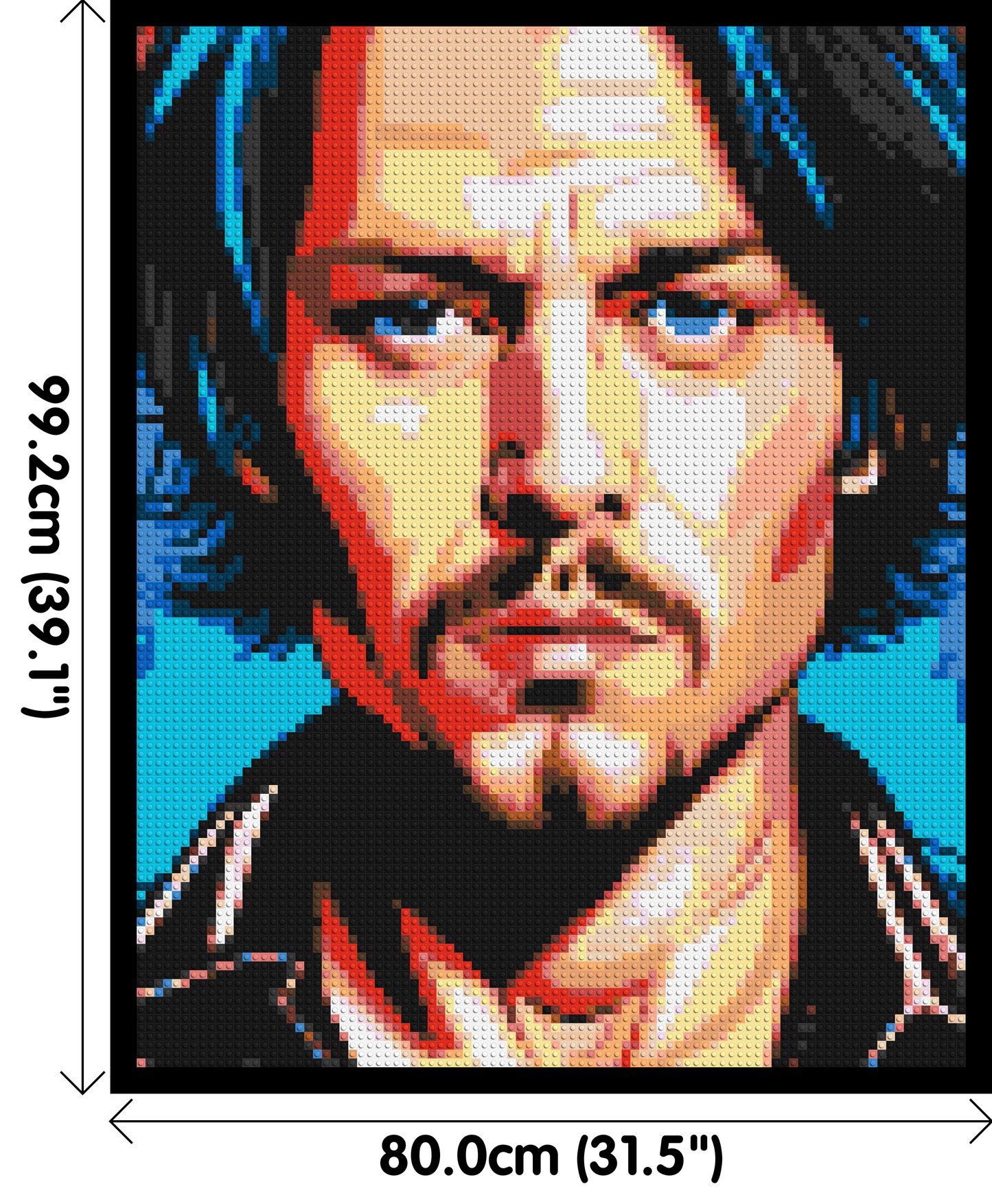 Johnny Depp - Brick Art Mosaic Kit 4x5 large