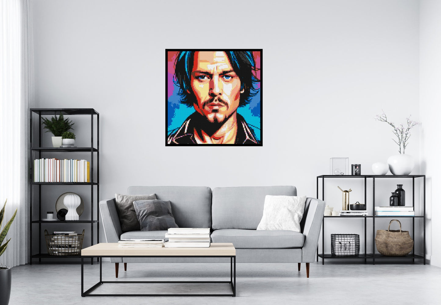 Johnny Depp - Brick Art Mosaic Kit 5x5 large