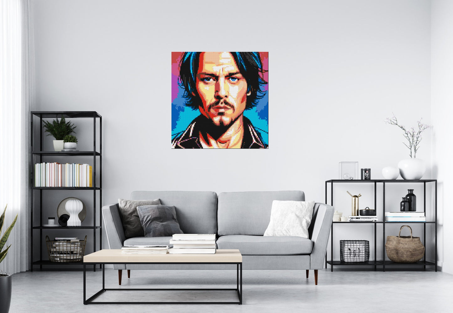 Johnny Depp - Brick Art Mosaic Kit 5x5 large