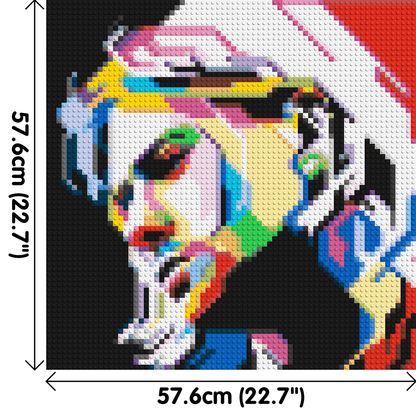 Kurt Cobain - Brick Art Mosaic Kit 3x3 large