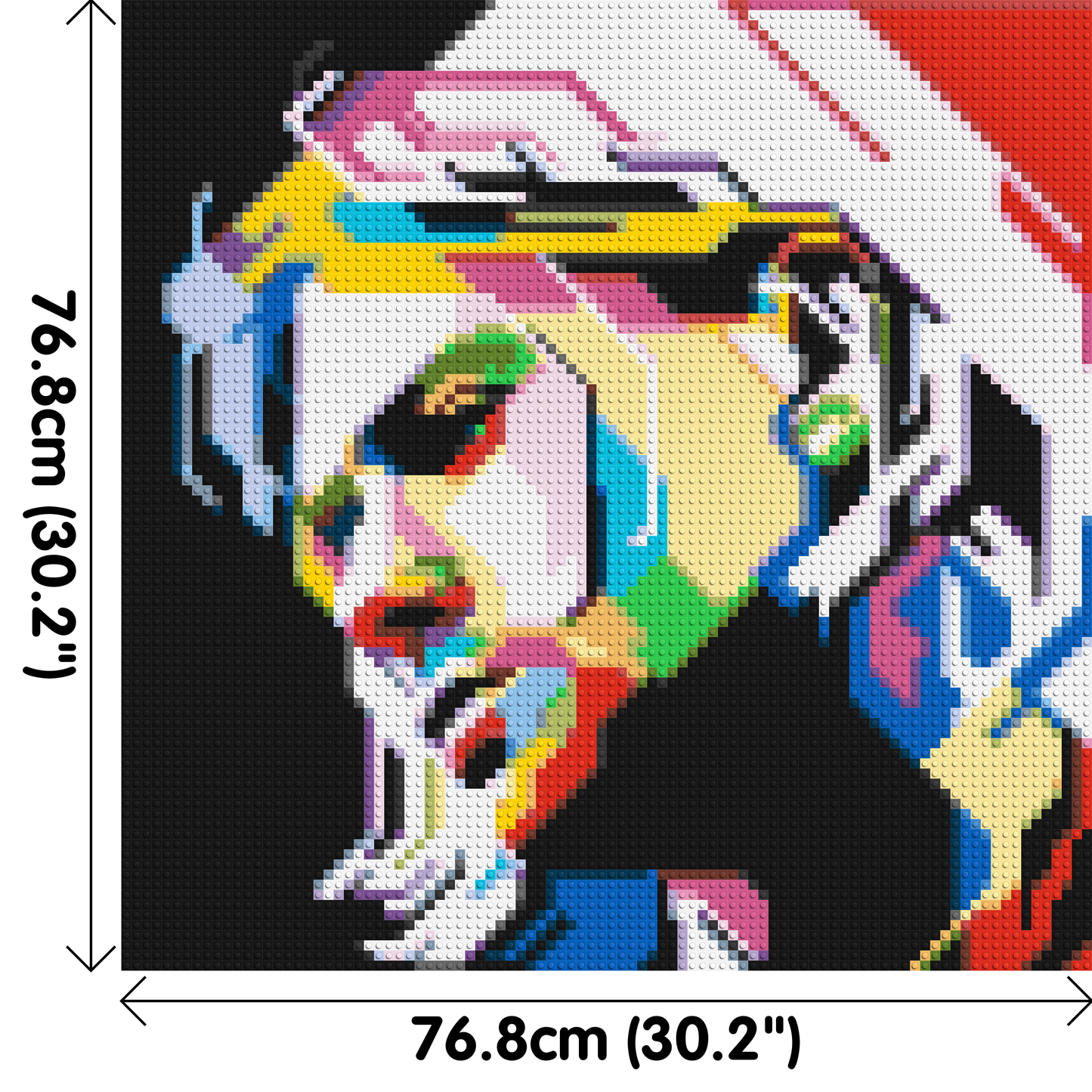 Kurt Cobain - Brick Art Mosaic Kit 4x4 large