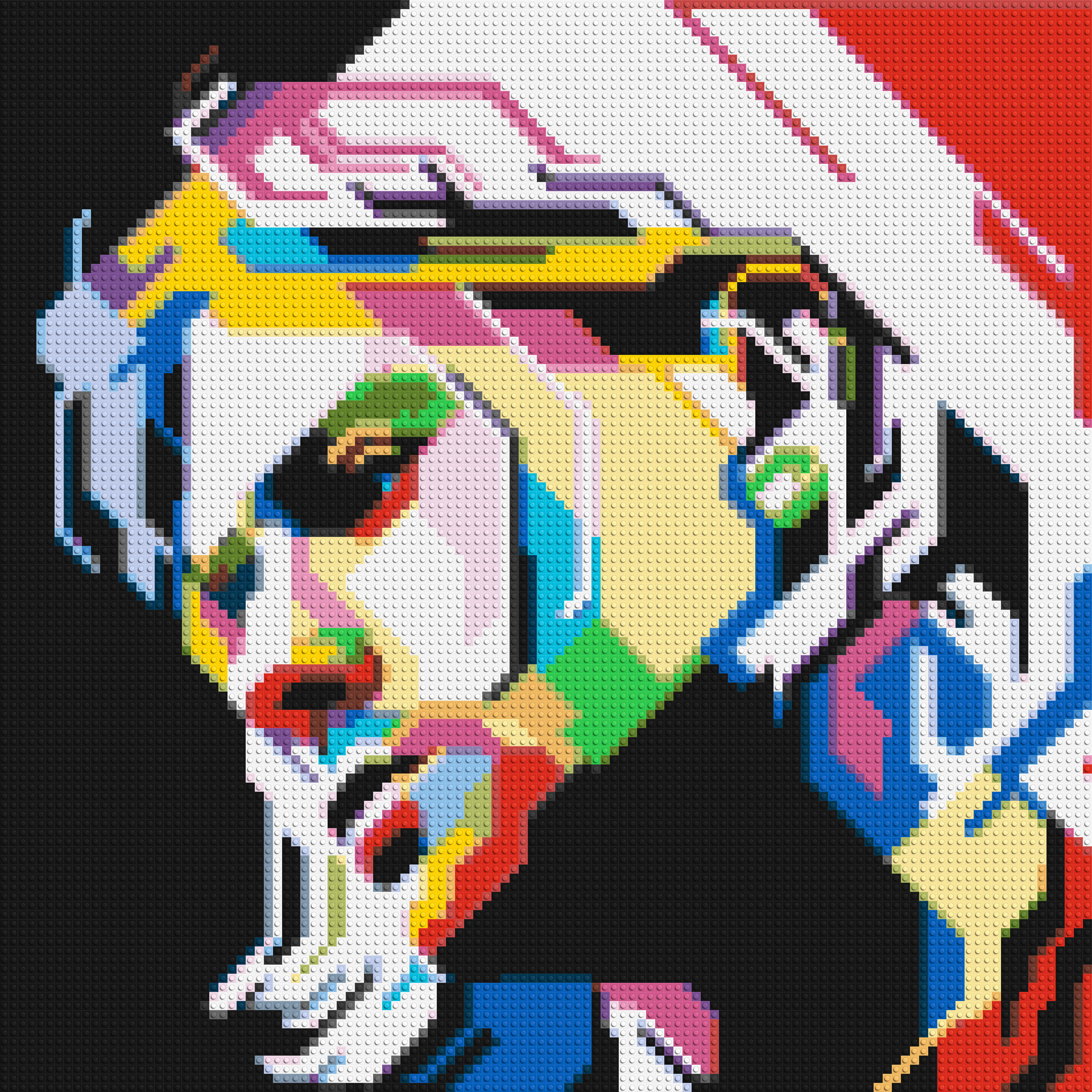 Kurt Cobain - Brick Art Mosaic Kit 5x5 large