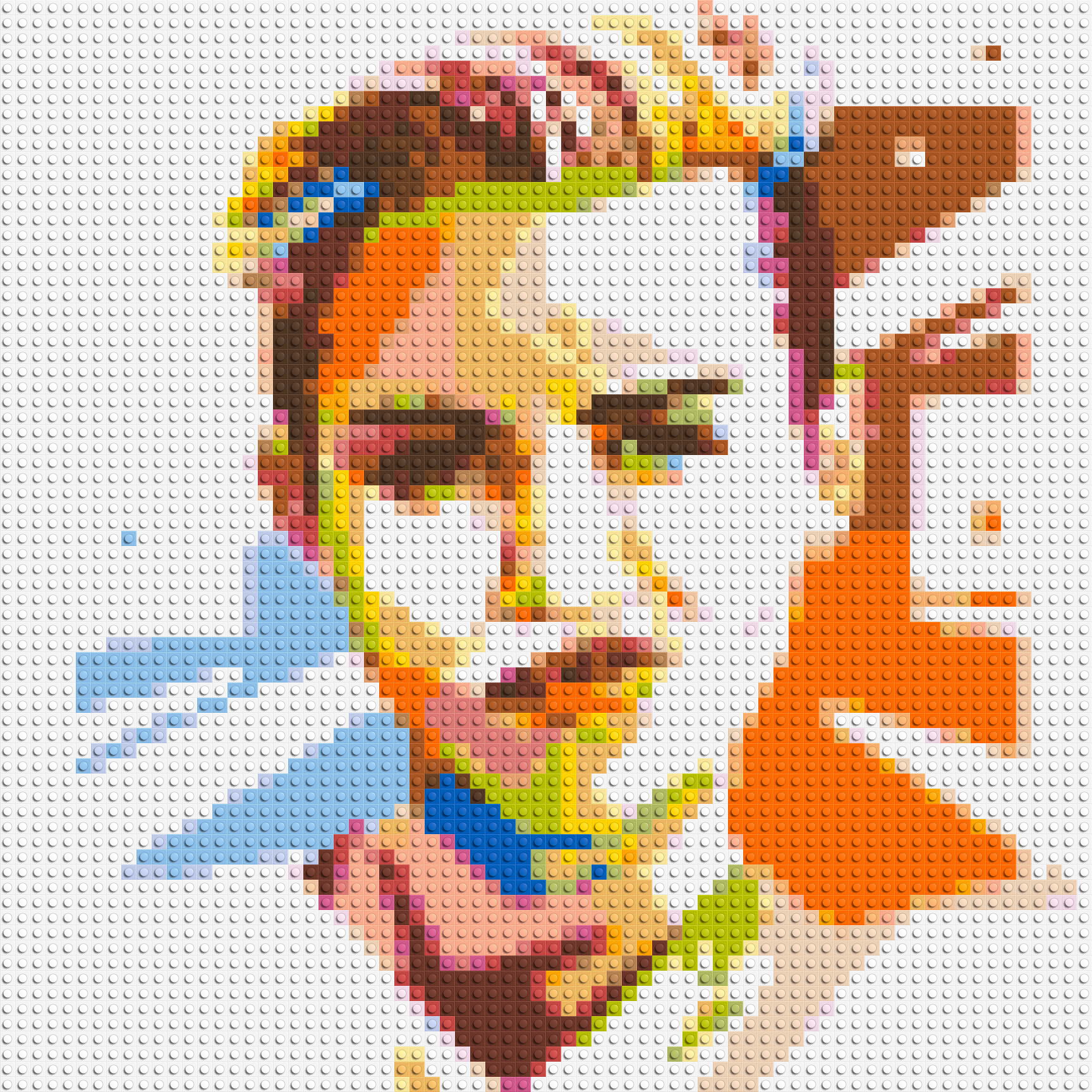 Miley Cyrus - Brick Art Mosaic Kit 3x3 large