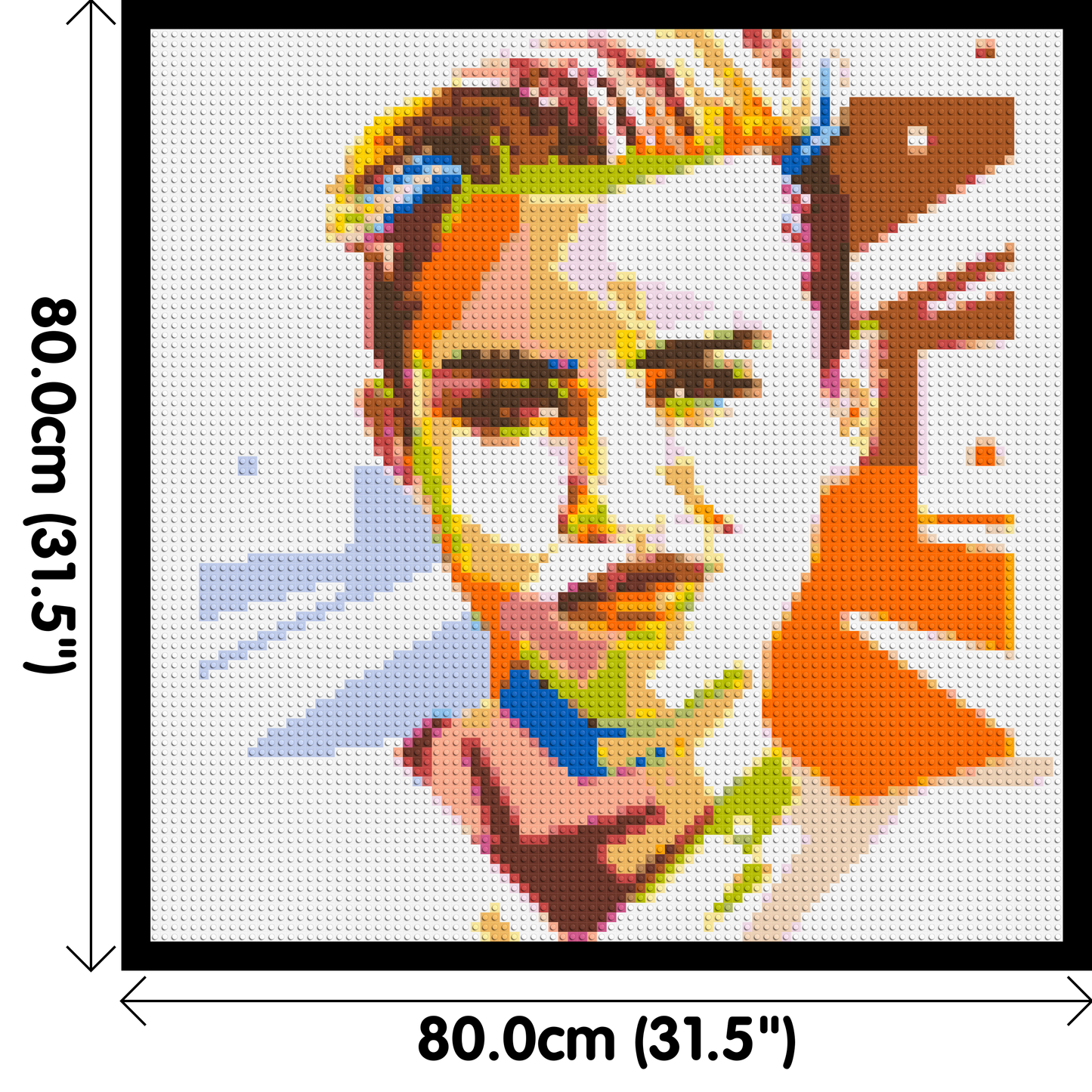 Miley Cyrus - Brick Art Mosaic Kit 4x4 large