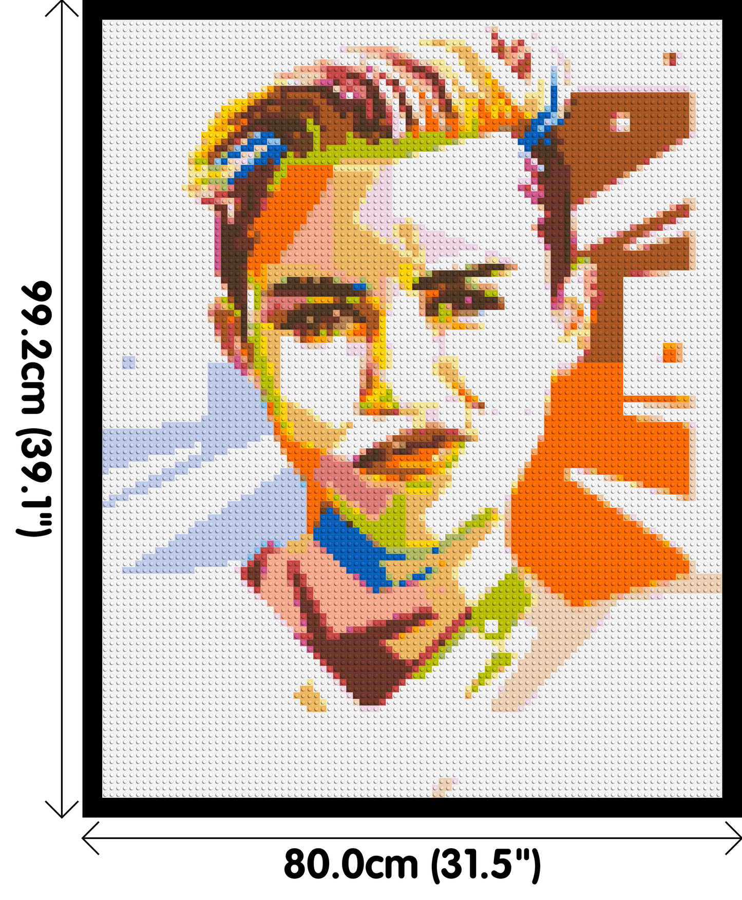 Miley Cyrus - Brick Art Mosaic Kit 4x5 large