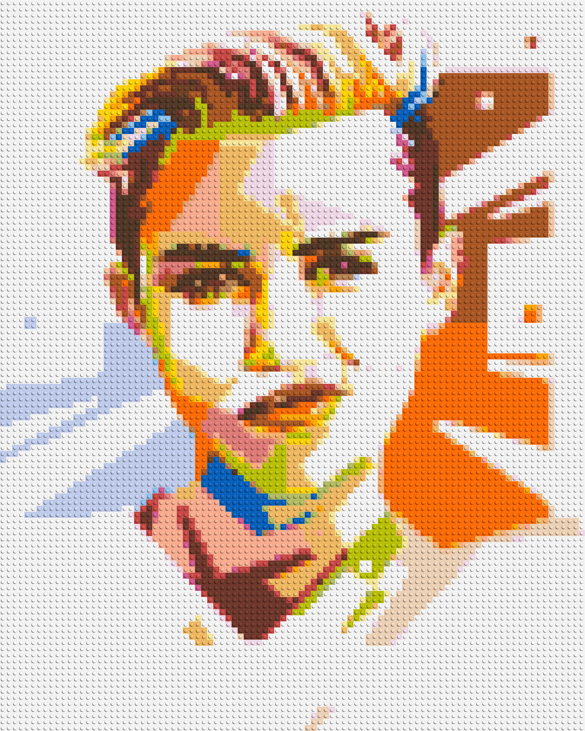 Miley Cyrus - Brick Art Mosaic Kit 4x5 large