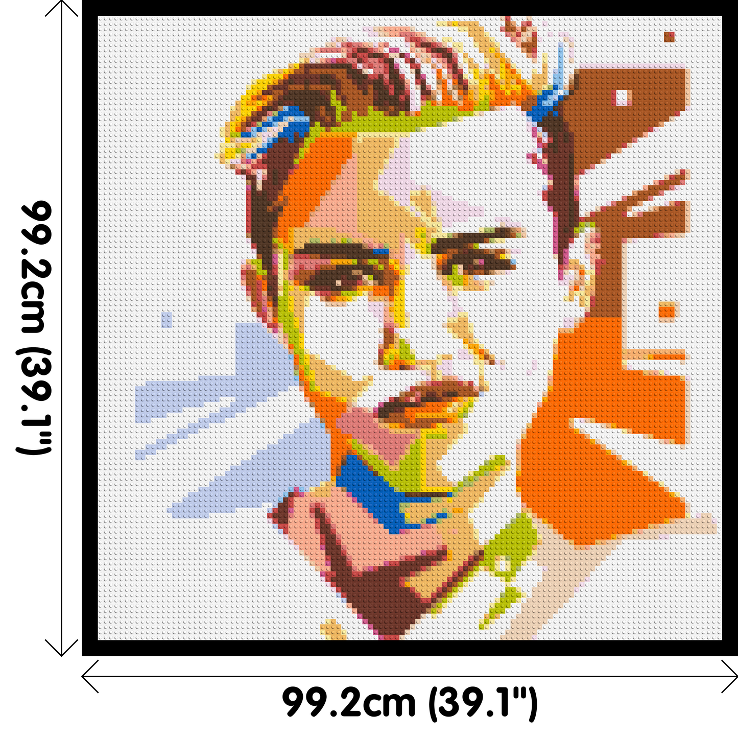 Miley Cyrus - Brick Art Mosaic Kit 5x5 large