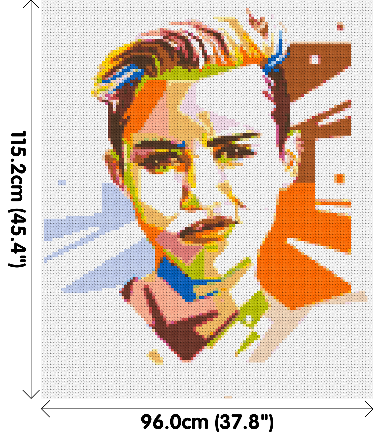 Miley Cyrus - Brick Art Mosaic Kit 5x6 large