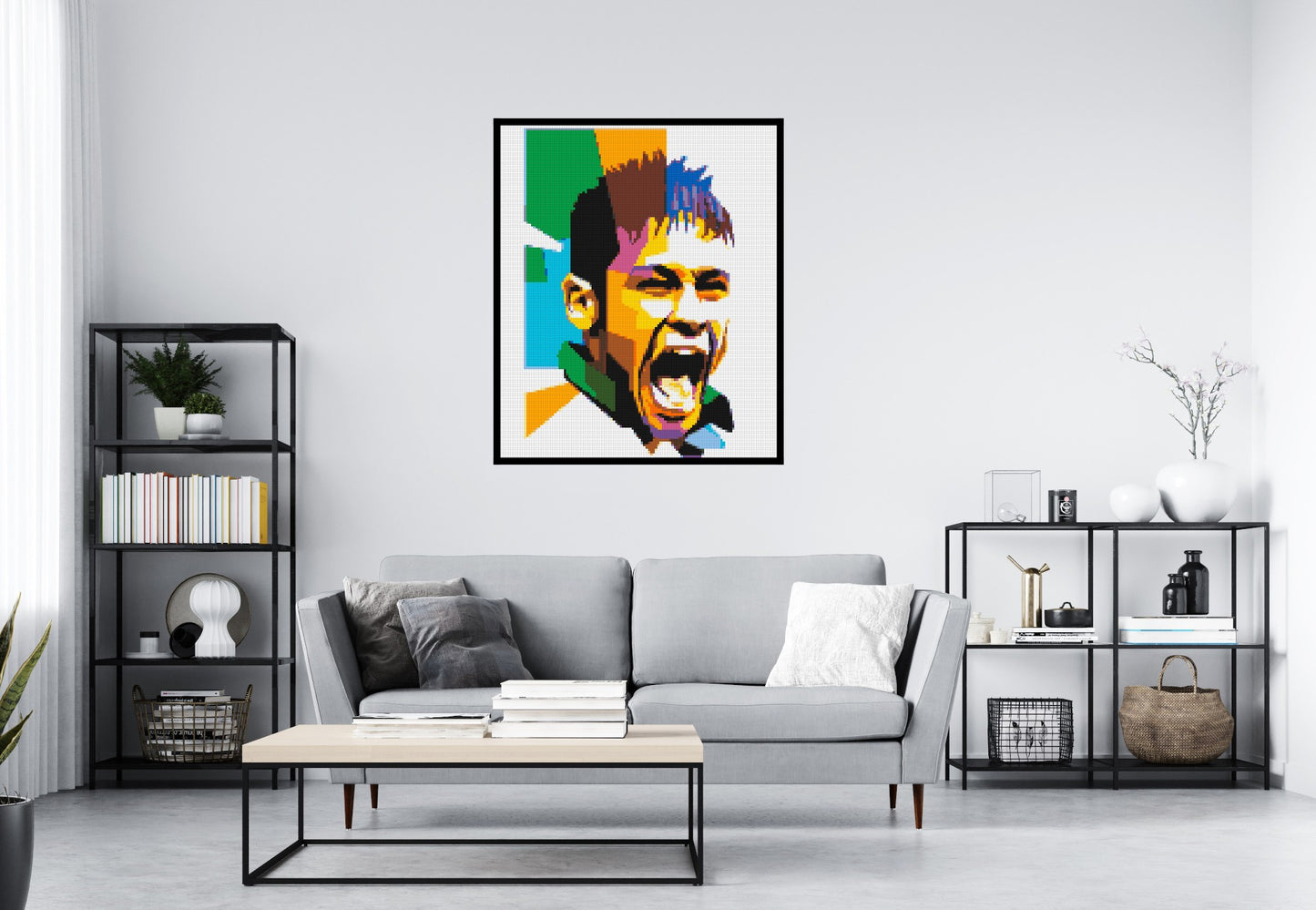 Neymar - Brick Art Mosaic Kit 5x6 large