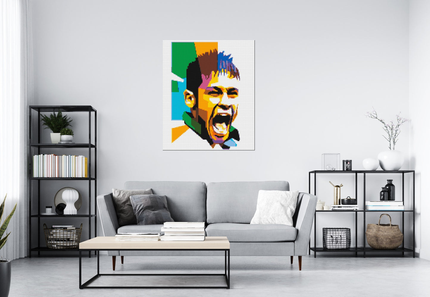 Neymar - Brick Art Mosaic Kit 5x6 large