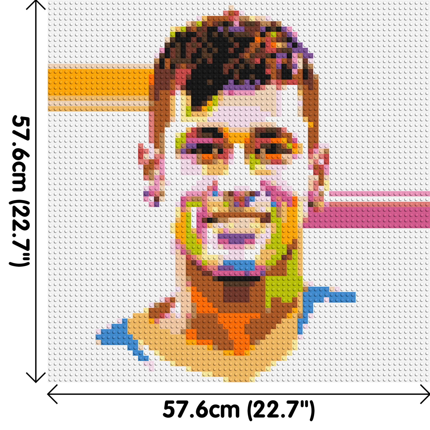 Neymar #2 - Brick Art Mosaic Kit 3x3 large