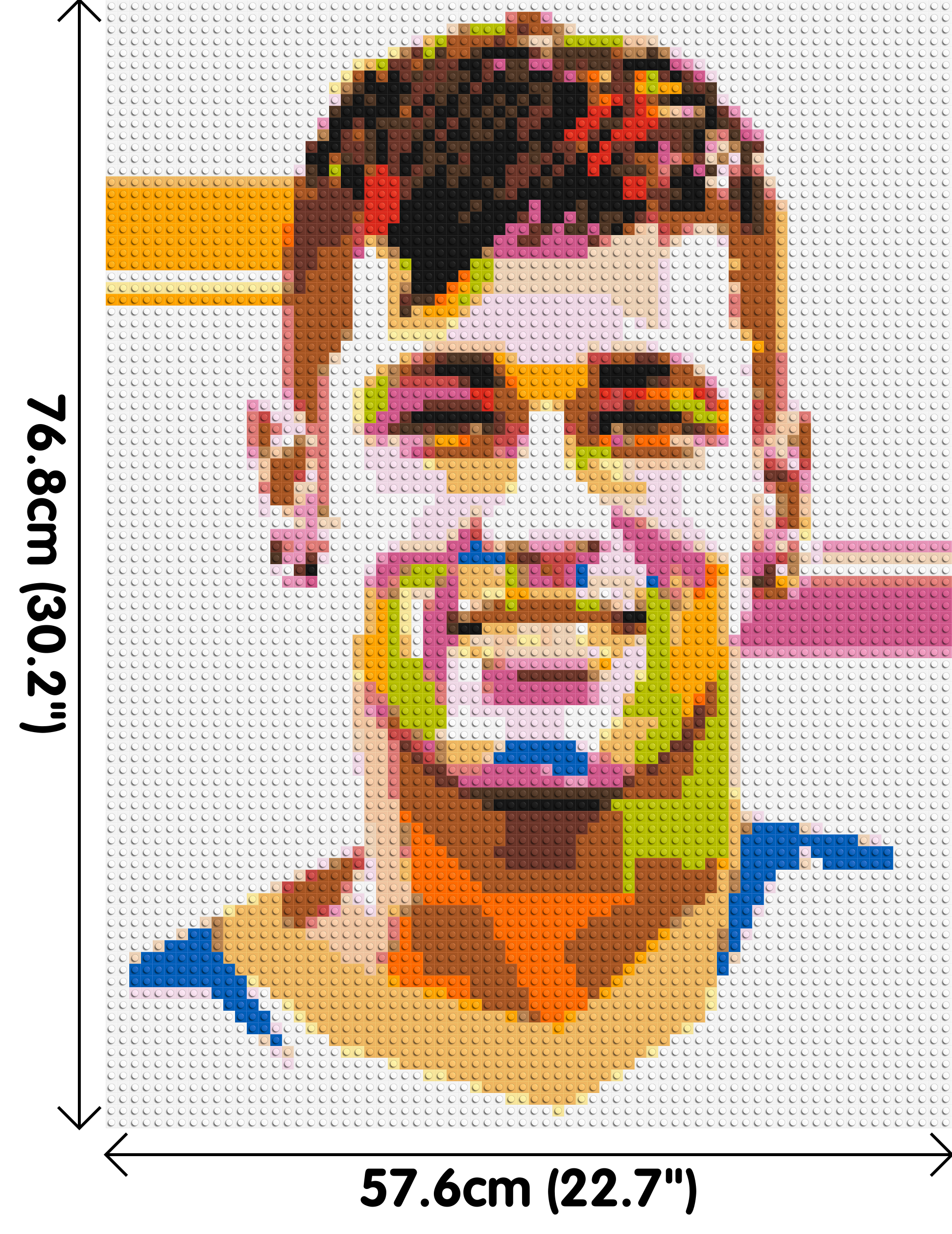 Neymar #2 - Brick Art Mosaic Kit 3x4 dimensions