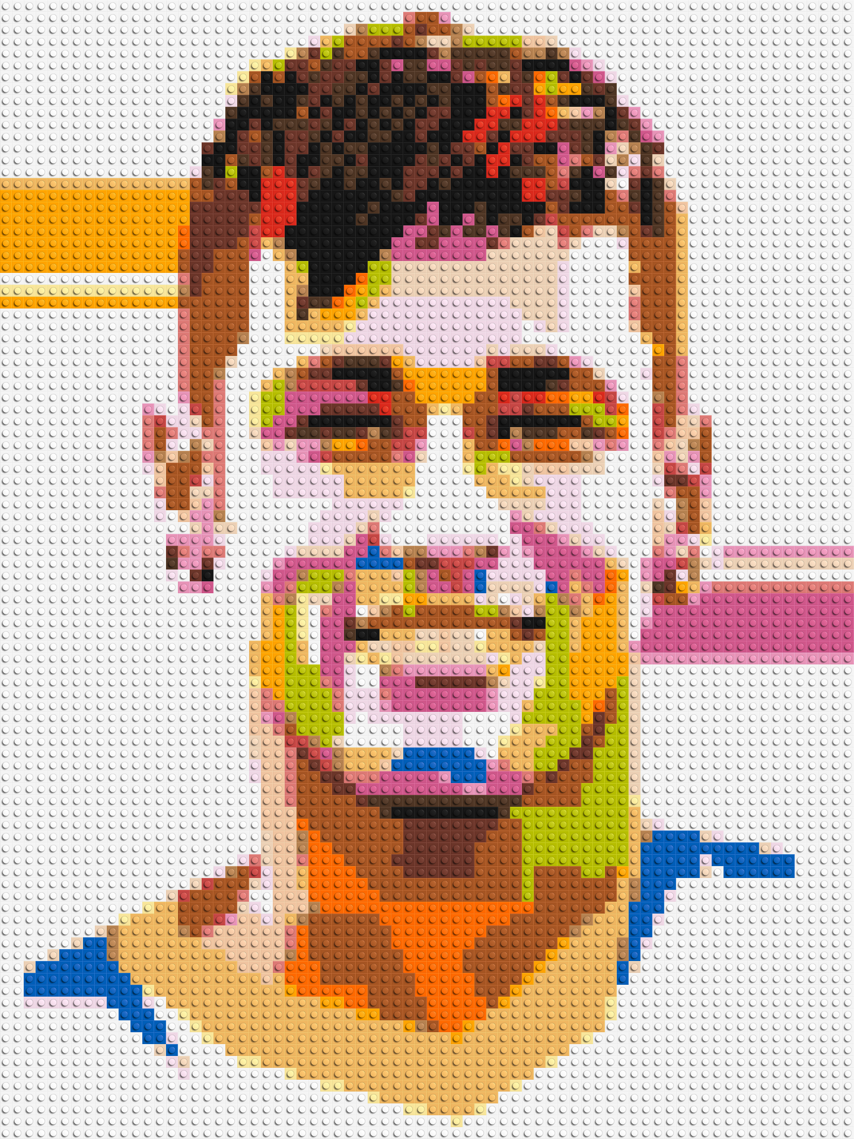 Neymar #2 - Brick Art Mosaic Kit 3x4 large