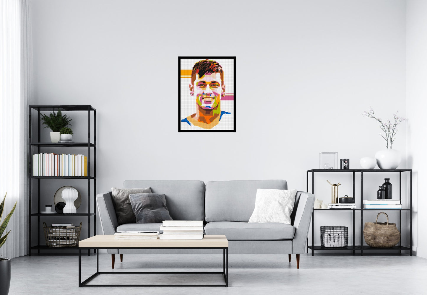 Neymar #2 - Brick Art Mosaic Kit 3x4 large