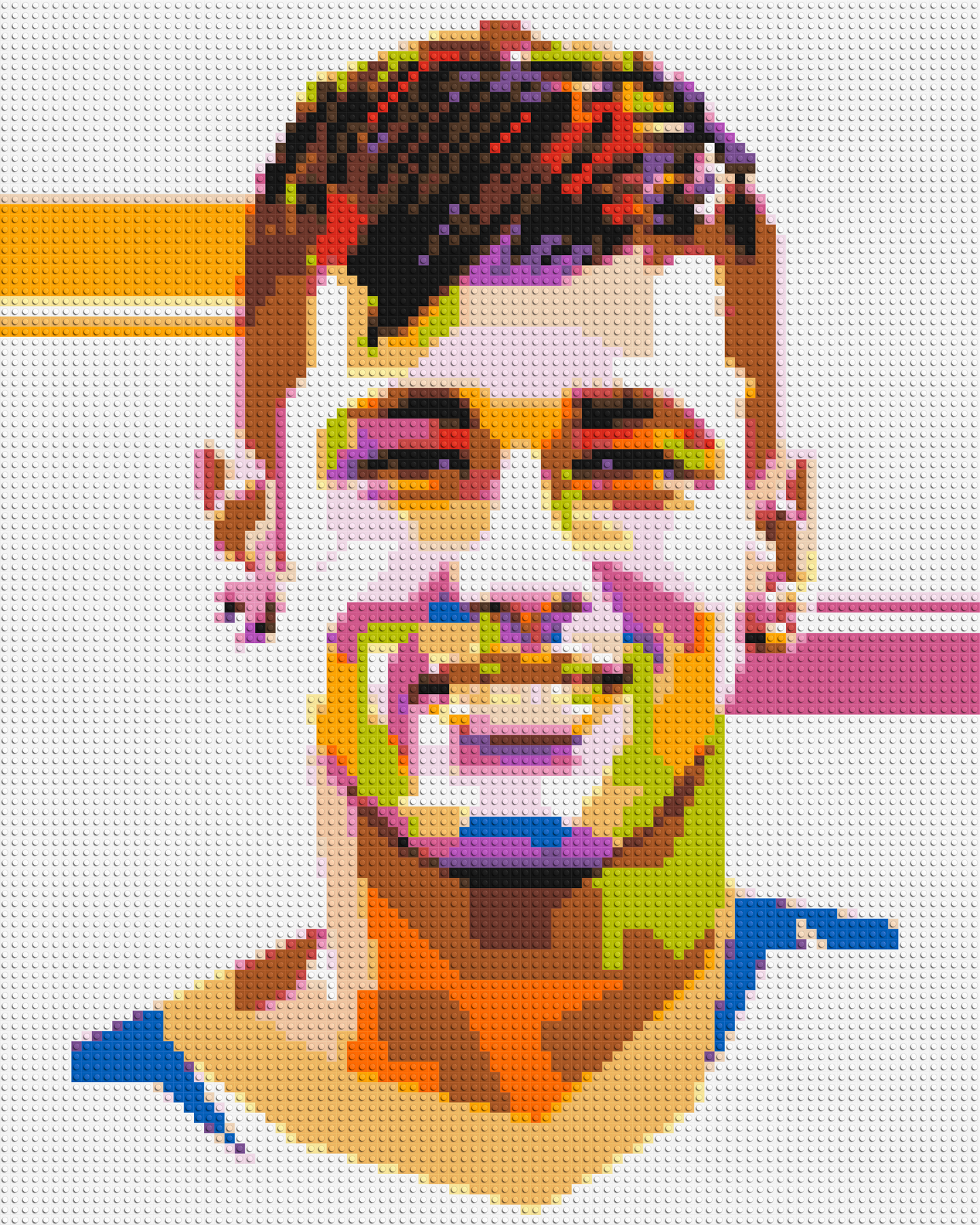 Neymar #2 - Brick Art Mosaic Kit 4x5 large