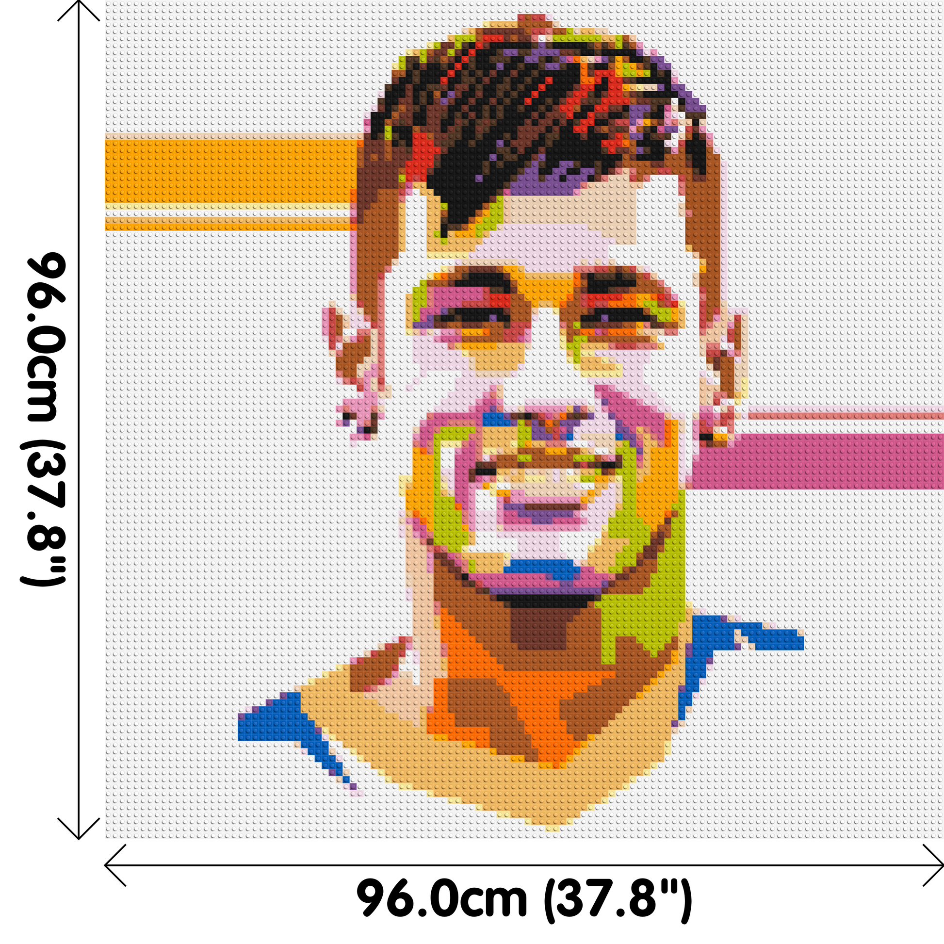 Neymar #2 - Brick Art Mosaic Kit 5x5 dimensions