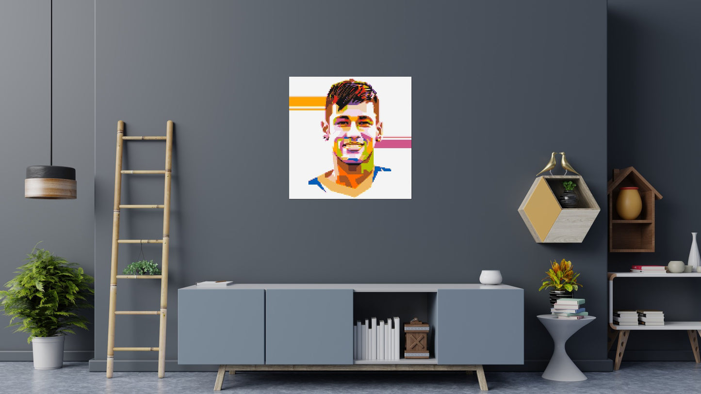 Neymar #2 - Brick Art Mosaic Kit 5x5 large