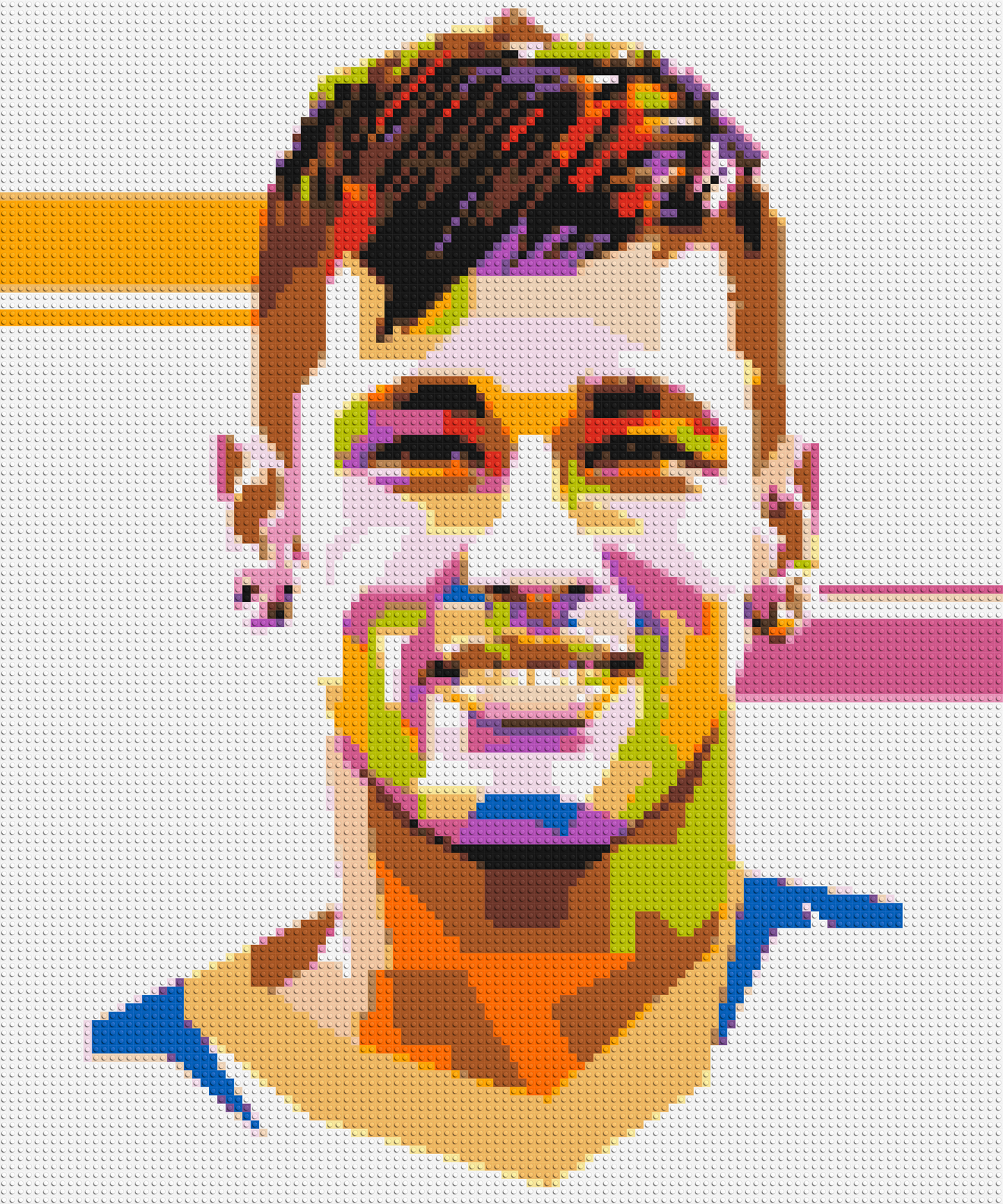 Neymar #2 - Brick Art Mosaic Kit 5x6 large