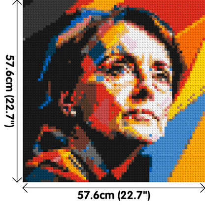 Georgia O'Keeffe - Brick Art Mosaic Kit 3x3 large