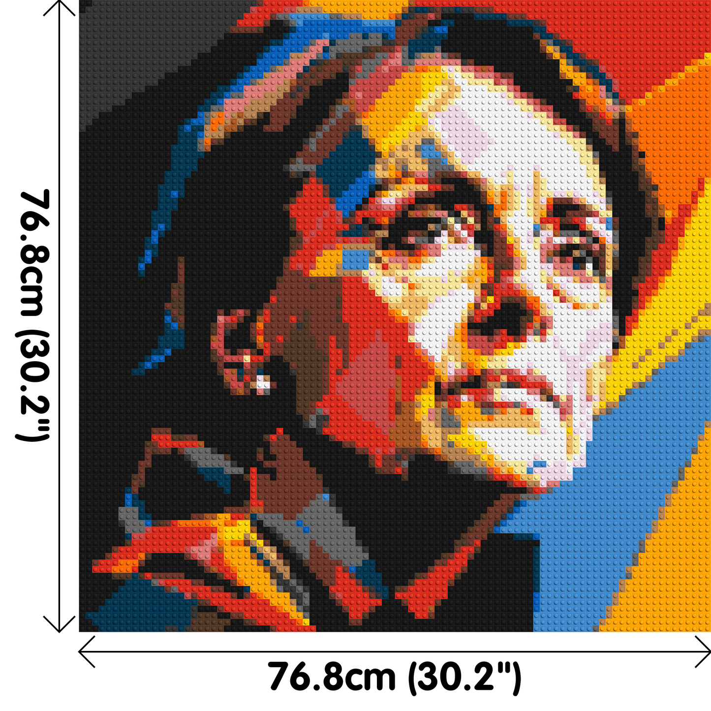 Georgia O'Keeffe - Brick Art Mosaic Kit 4x4 large