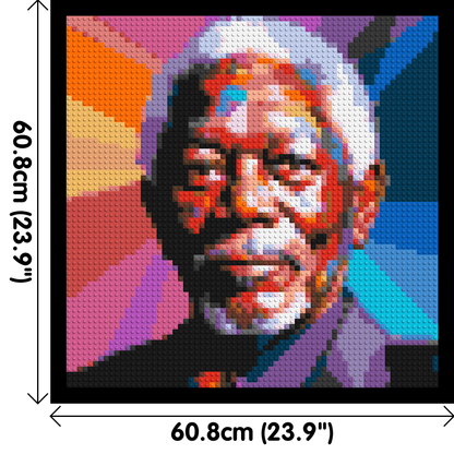 Morgan Freeman - Brick Art Mosaic Kit 3x3 large