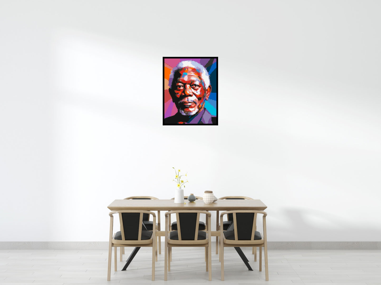 Morgan Freeman - Brick Art Mosaic Kit 4x5 large