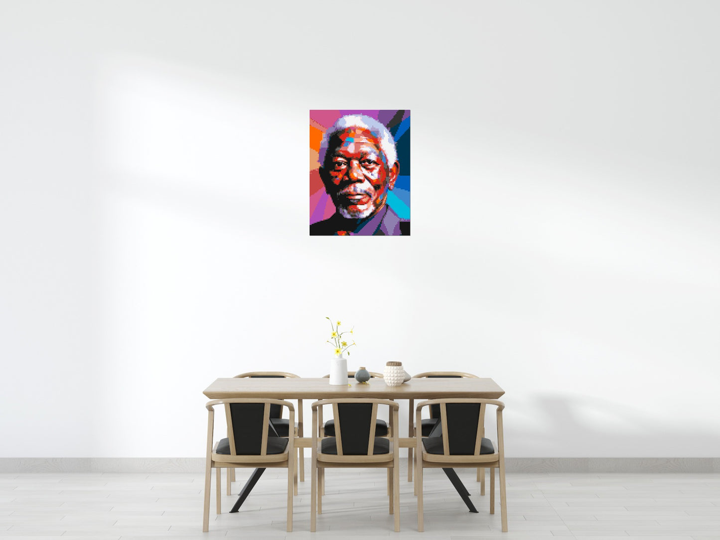 Morgan Freeman - Brick Art Mosaic Kit 4x5 large