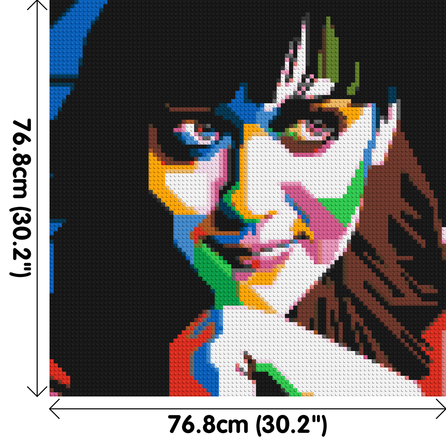 Katy Perry - Brick Art Mosaic Kit 4x4 large