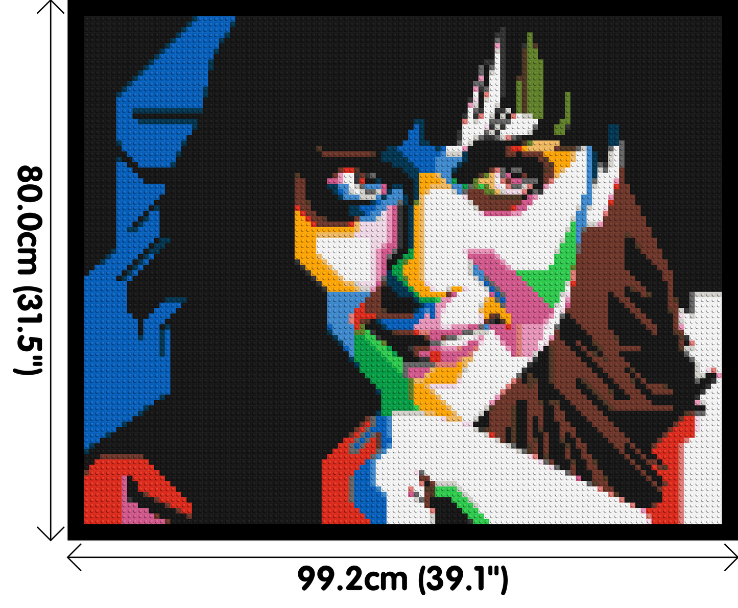 Katy Perry - Brick Art Mosaic Kit 5x4 large