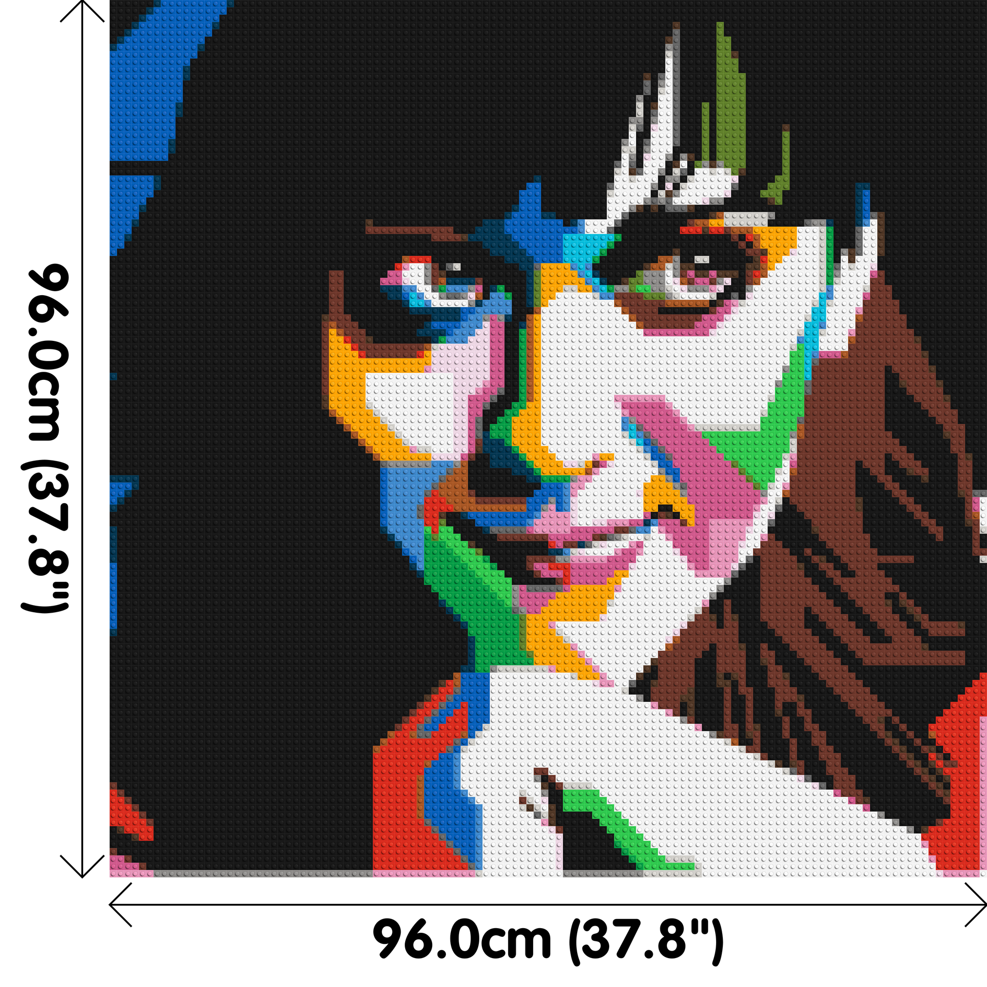 Katy Perry - Brick Art Mosaic Kit 5x5 dimensions