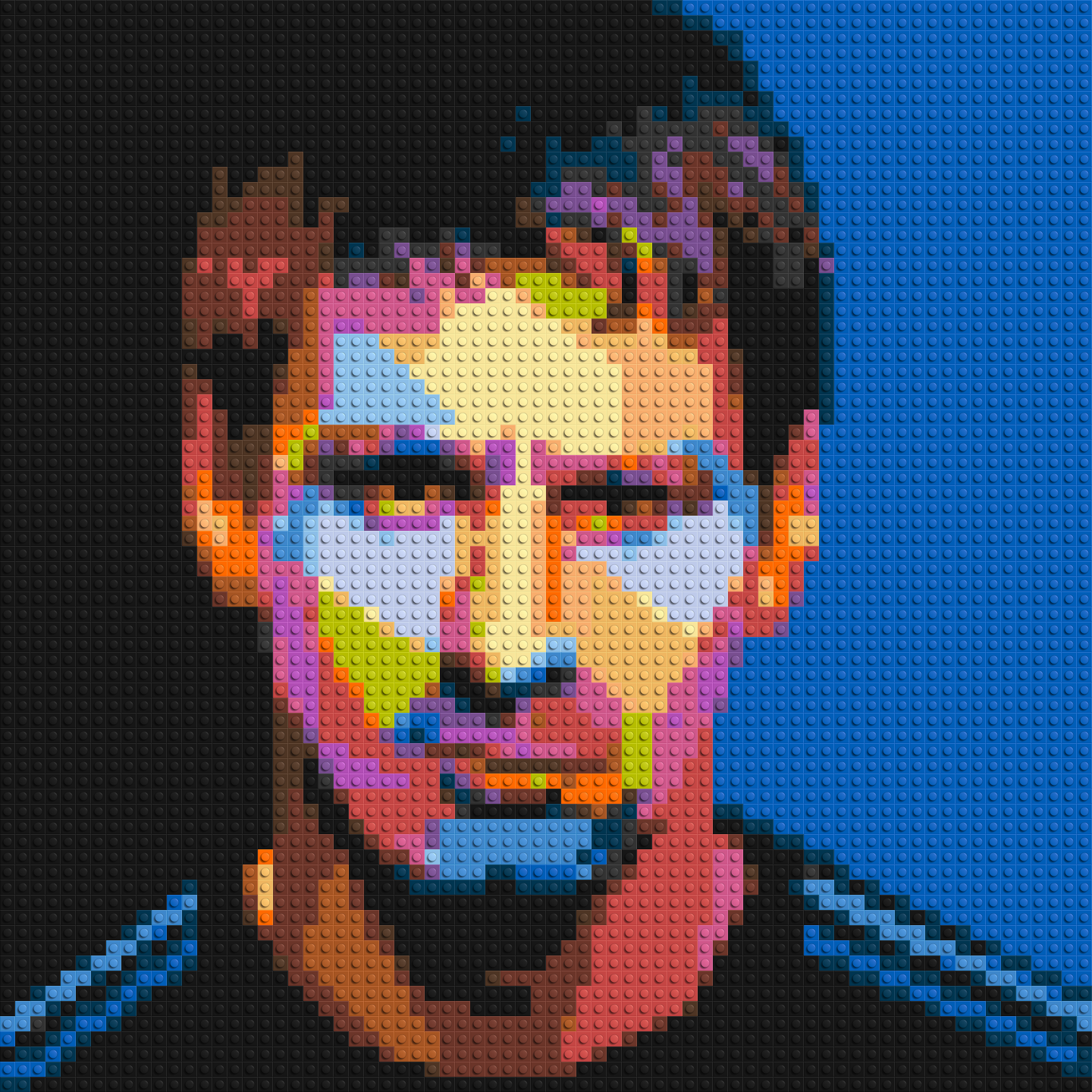 Messi #3 - Brick Art Mosaic Kit 3x3 large