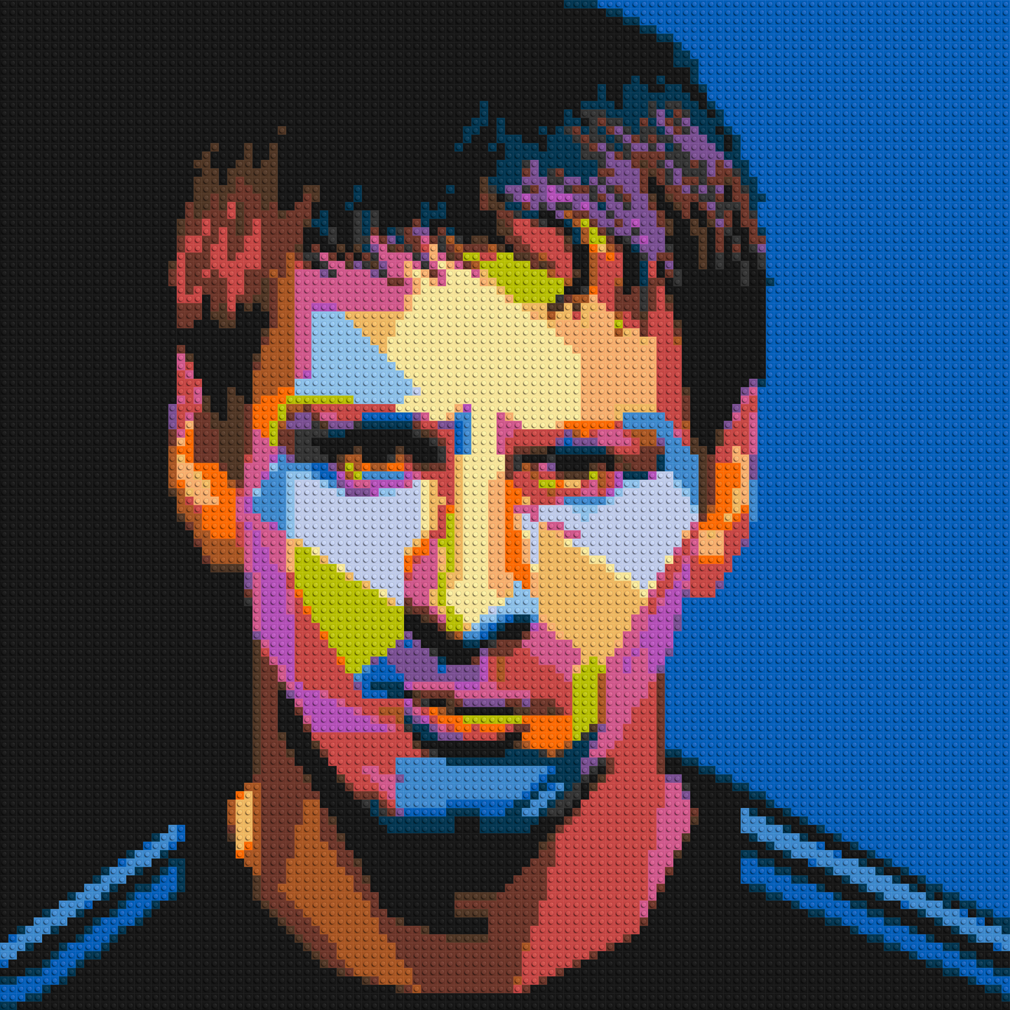 Messi #3 - Brick Art Mosaic Kit 5x5 large