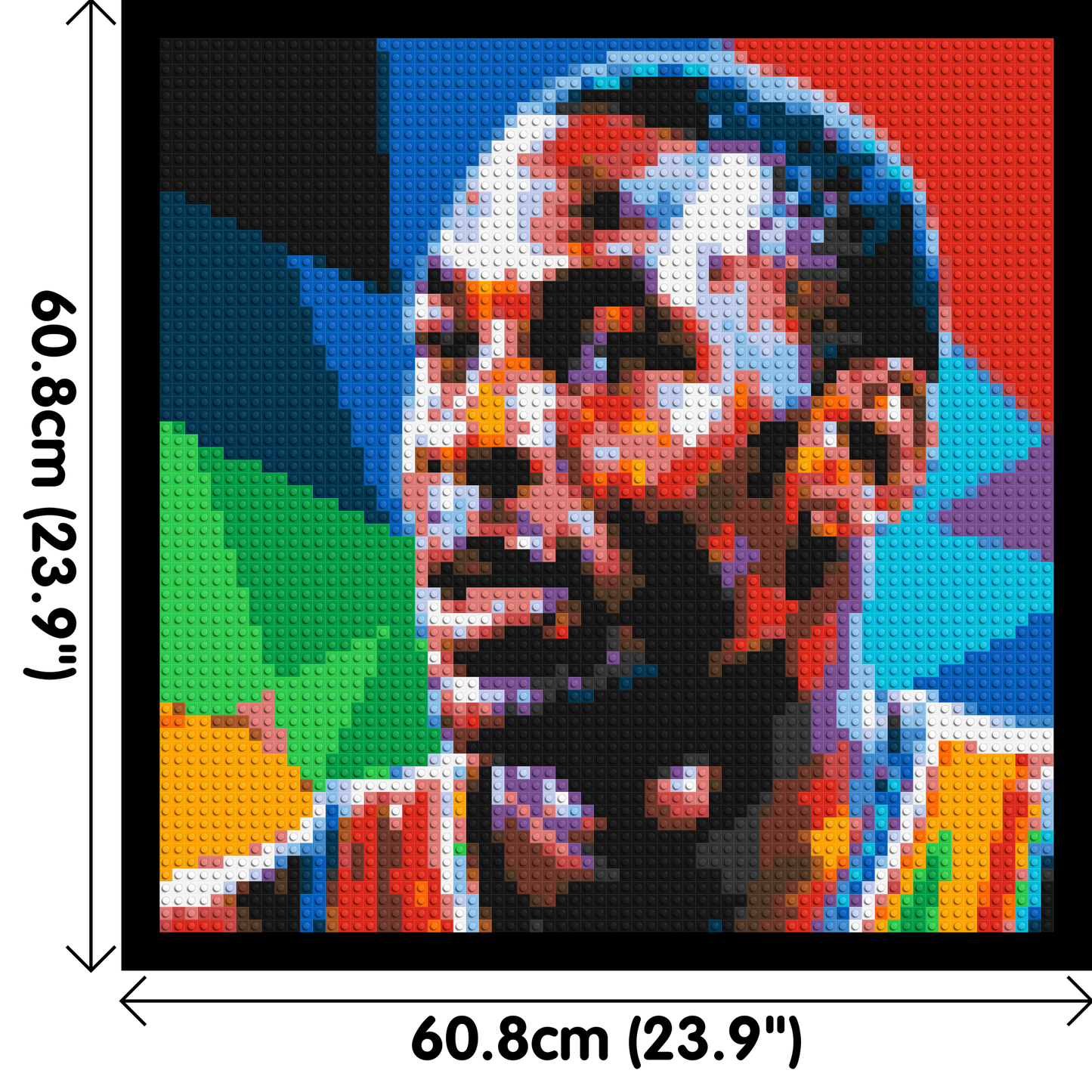 Michael Jordan - Brick Art Mosaic Kit 3x3 large