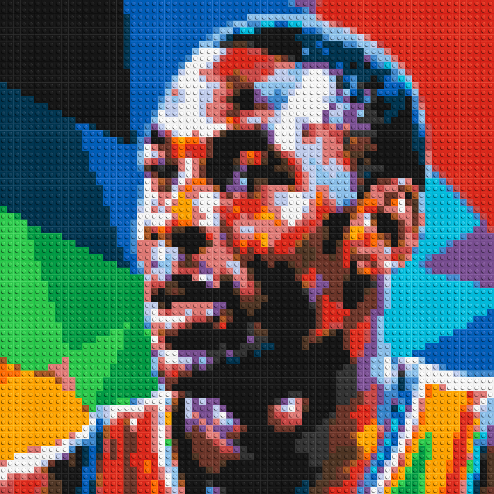 Michael Jordan - Brick Art Mosaic Kit 3x3 large