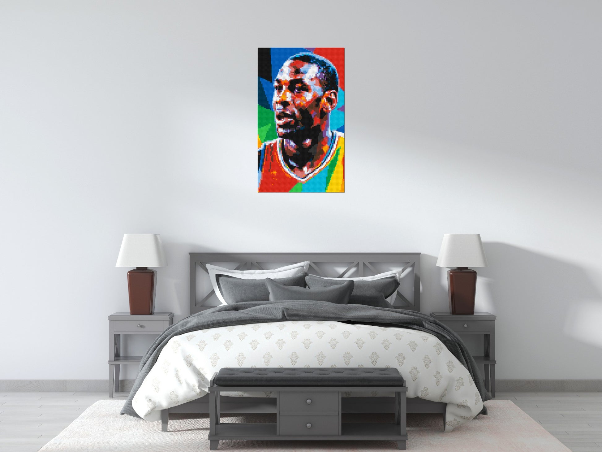 Michael Jordan - Brick Art Mosaic Kit 3x5 scene